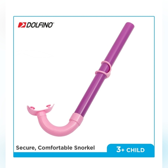 Dolfino Kids Snorkel Set with Mermaid Themed Storage Bag - Picture 5 of 8